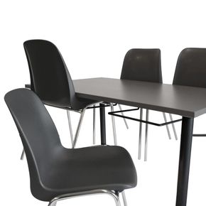 Stoleophæng 4 personer, sort