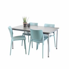 Oporto Base 80x140 bord med 4 Salina stole