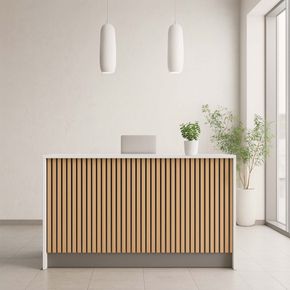 Receptionsskranke Conta 170 cm. akustikpanel