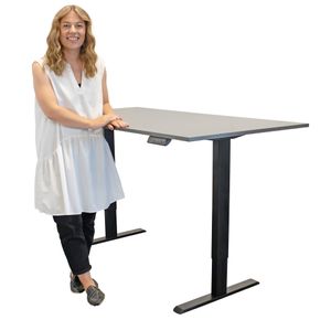 Kontorsæt - Basis hæve sænkebord og Siena kontorstol