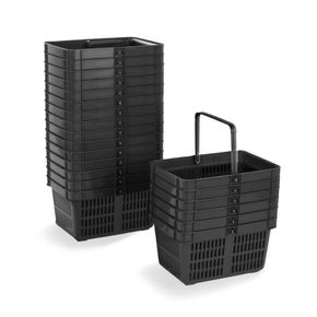 Indkøbskurv Great 27 liter 22-stk. sort