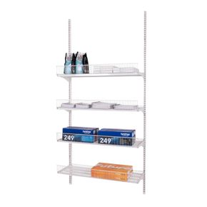 Vægfag CP25, 1 fag m. 4 trådhylder