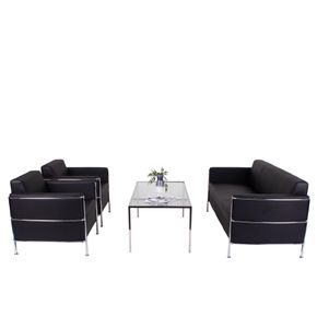 Sofasæt Boston 2x1 pers + 1x3 pers + stort bord