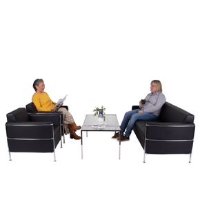 Sofasæt Boston 2x1 pers + 1x3 pers + stort bord