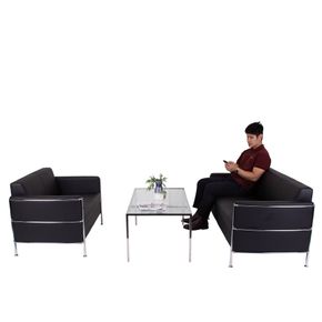 Sofasæt Boston 1x2 pers + 1x3 pers + stort bord