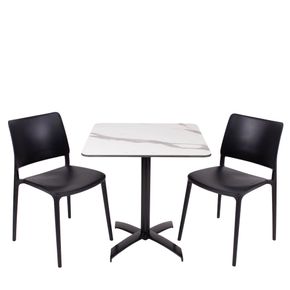 Cafesæt Piazza Farnese+2 Salina stole