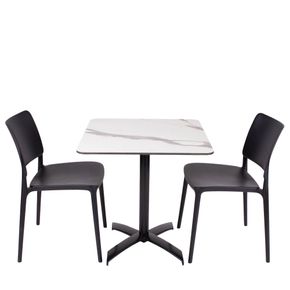 Cafesæt Piazza Farnese+2 Salina stole