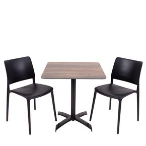 Cafesæt Piazza Bellini+2 Salina stole