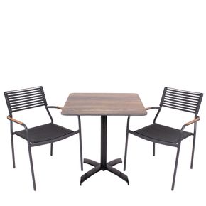 Cafesæt Piazza Bellini+2 Rialto stole