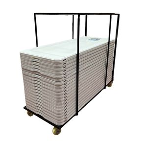 Transportvogn LT inkl. 20 klapborde, hvid