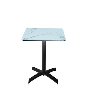 Cafebord Farnese, 70x70 cm, m. vip,  marmorlook 