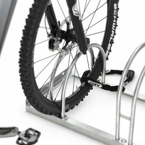 Cykelstativ med 3 bøjler
