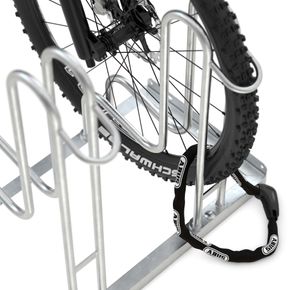 Cykelstativ med 4 høje bøjler