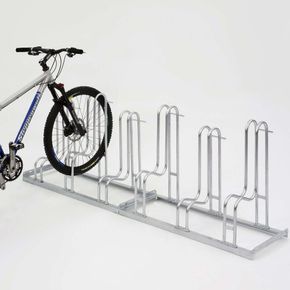 Cykelstativ med 6 høje bøjler
