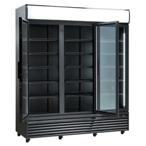 Displaykøleskab Scandomestic SD 1502 BHE, sort