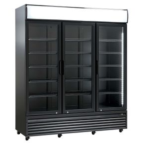 Displaykøleskab Scandomestic SD 1502 BHE, sort