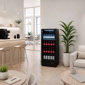 Displaykøleskab INLUX INSD-240BC sort