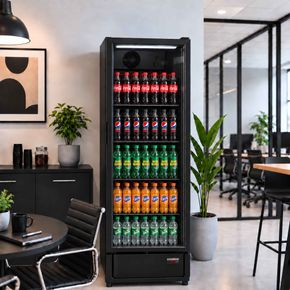 Displaykøleskab INLUX INSD-280BC sort