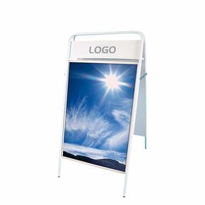 Gadeskilt Expo, 70x100 cm, hvid