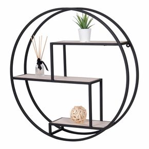 Væghylde Trivo Ø62 cm, sort