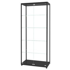 Glasvitrine Diamond 8L, m. lys