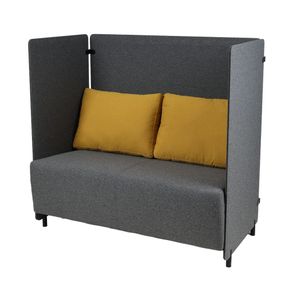 Højrygget sofa, Marena, Antracit