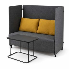 Højrygget sofa, Marena, Antracit