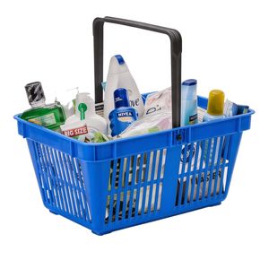 Indkøbskurv Great 27 liter, blå