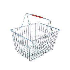 Indkøbskurv i tråd 20 L, elforzinket