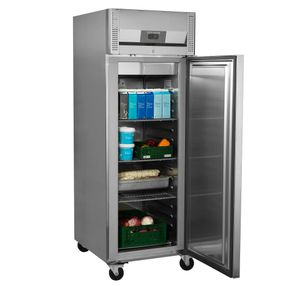 Lagerkøleskab Tefcold RK710X1, rustfri stål