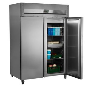 Lagerkøleskab Tefcold RK1420X1, rustfri stål
