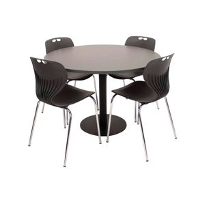 Kantine-/mødesæt Van Doren m. 4 stole