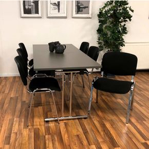 Klapbord Stabelfix Lux med 6 Comfort Basic stole