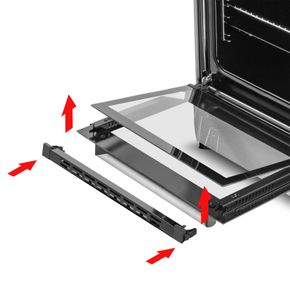 Induktionskomfur Komfur Scandomestic FCI900W, hvid