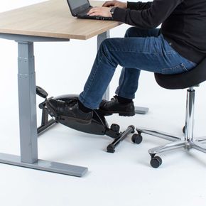 Kontorcykel lille m. display, sort