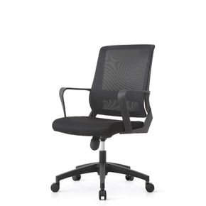 Siena kontorstole sort. 10 stk.