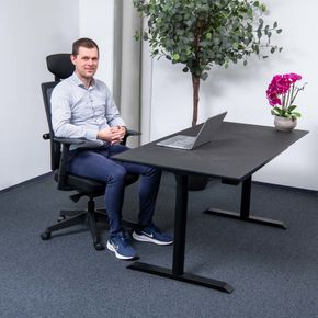 Kontorstol Manager Air, sort