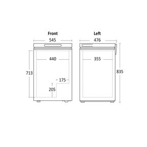 Kummefryser Scandomestic CF100WD