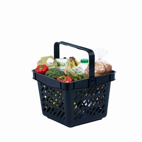 Indkøbskurv 10 liter Mini 10, sort