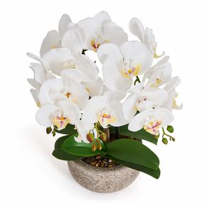 Plante Orkide 42 cm, hvid