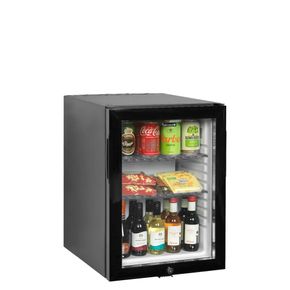 Minibar Tefcold TM45GC, sort m. glasdør