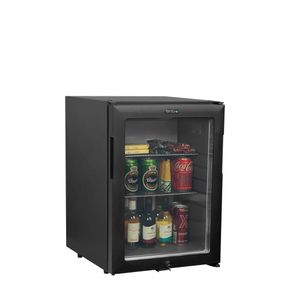 Minibar Tefcold TM44G-1 35-liter, sort med glasdør