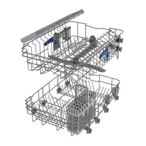 Fritstående opvaskemaskine Scandomestic DWF1047WE, hvid
