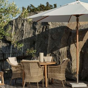 Parasol Verona Ø3 m, hvid