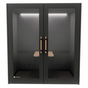 Mødeboks PhoneAlone, egetræslameller