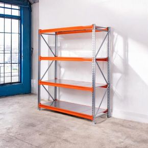 Lagerreol 2-Fag 80x375x250h cm