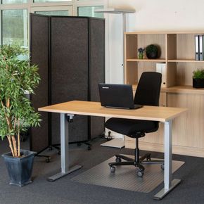 Foldeskærm PZ Flex 180x180h cm., sort