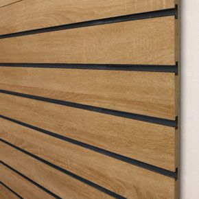Rillepanel Basic+ 120x120, rustik eg, 2p