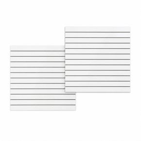 Rillepanel Basic+ 120x120, Hvid, 2pak