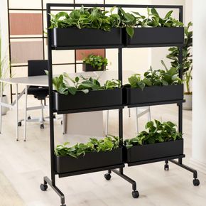 Rumdeler APTO Duo Floreria m. hjul+planter